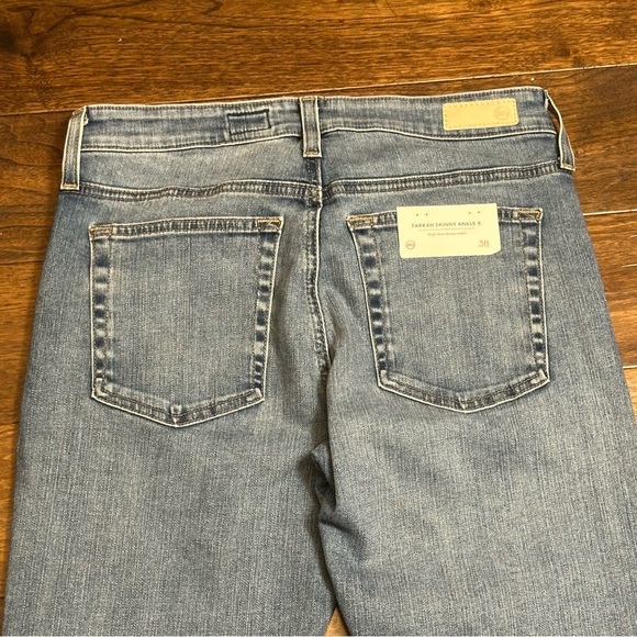 AG Adriano Goldschmeid Women’s Jeans Farrah Skinny Ankle X High-Rise Size 30 - Picture 12 of 16